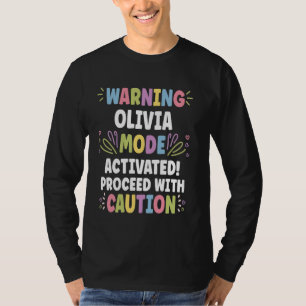 OLIVIA Personalized Name Funny Cute Custom OLIVIA T-Shirt