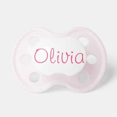 Olivia Personalized Name Pacifier