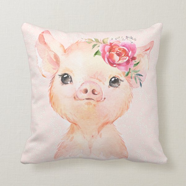 Pig Decorative & Throw Pillows Zazzle
