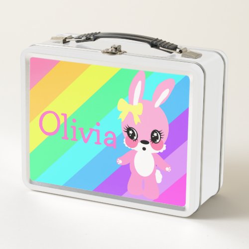 Olivia rainbow Lunch box