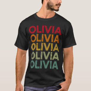 Olivia Retro Name Humor Nickname T-Shirt
