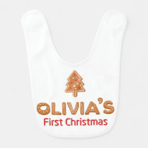 Olivia’s First Christmas Gingerbread Personalized