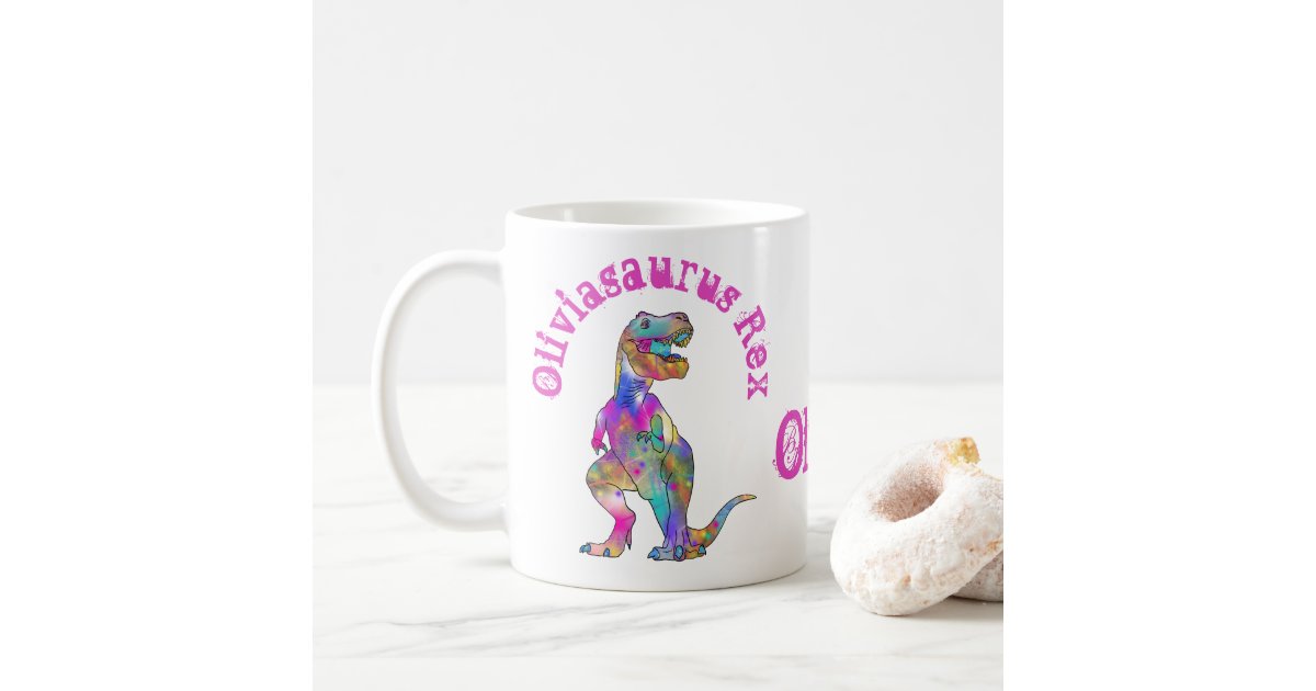 Coffee Mug - Personalized -Don't Mess With Dadasaurus - Father's