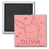 Olivia - Sparkles Magnet