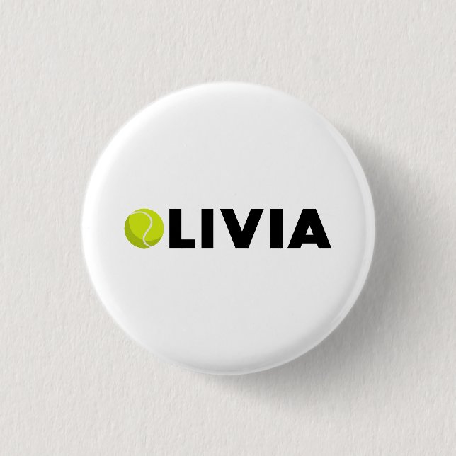 Olivia Tennis Button (Front)