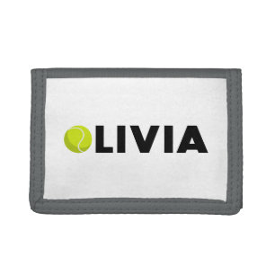 Olivia Tennis Trifold Wallet