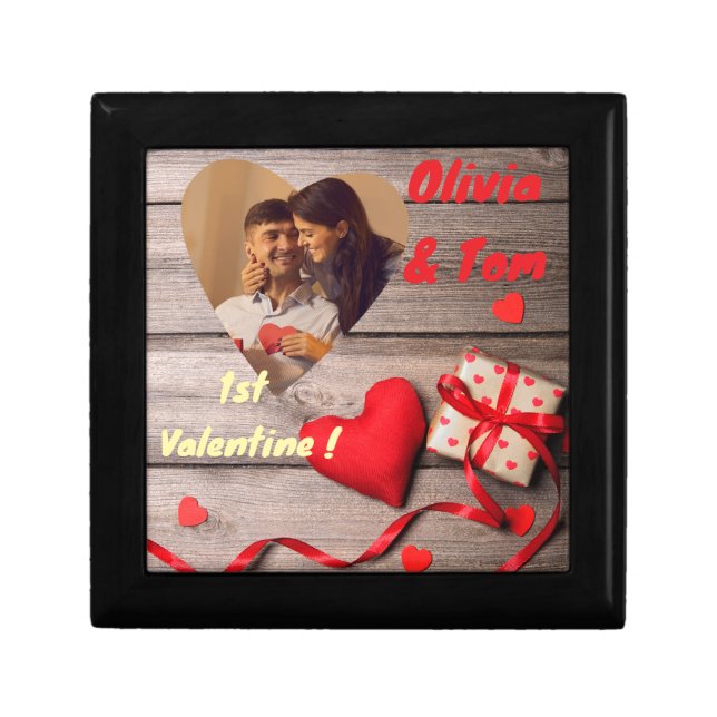 Olivia & Tom 1st Valentine!  Gift Box (Front)