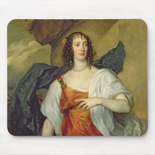 Olivia, Wife of Endymion Porter, c.1637 Mouse Pad (Front)