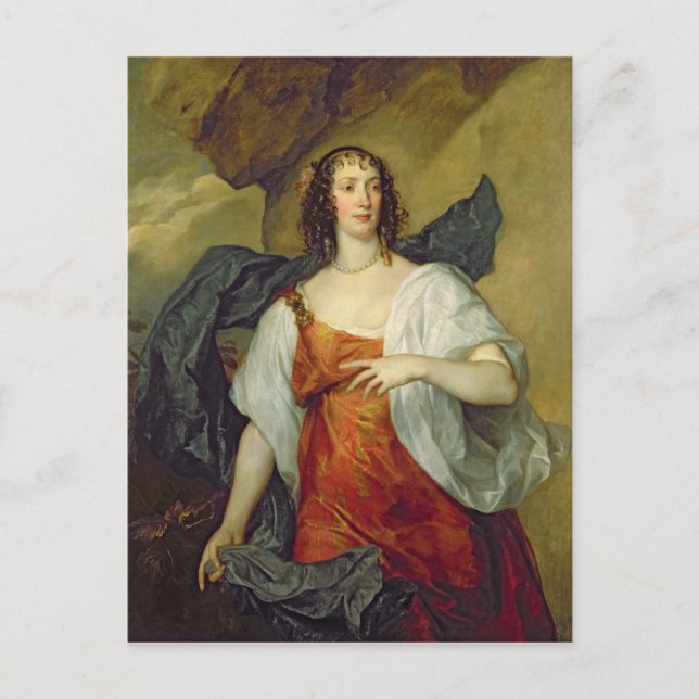 Olivia, Wife of Endymion Porter, c.1637 Postcard (Front)