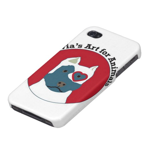 Olivia's Art for Animals Logo iPhone Case (Bottom)