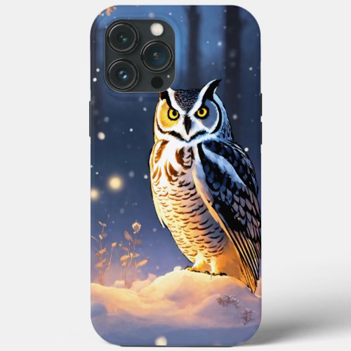 Olivias Winter Wonderland Moonlit Snowy Glade iP iPhone 13 Pro Max Case