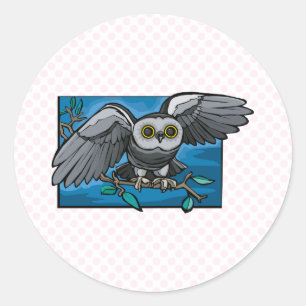 Olivina Owl Classic Round Sticker
