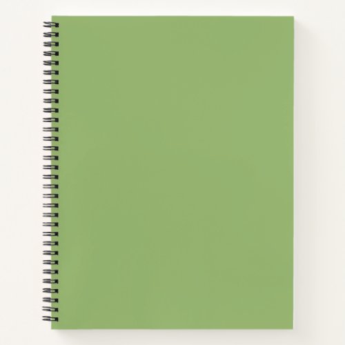 Olivine Solid Color Notebook