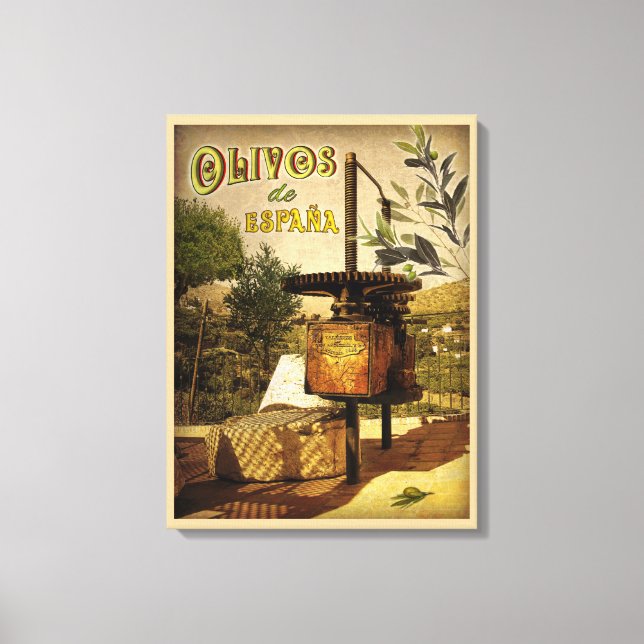 Olivos de España Canvas Print (Front)