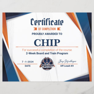OLK9 Certificate #2