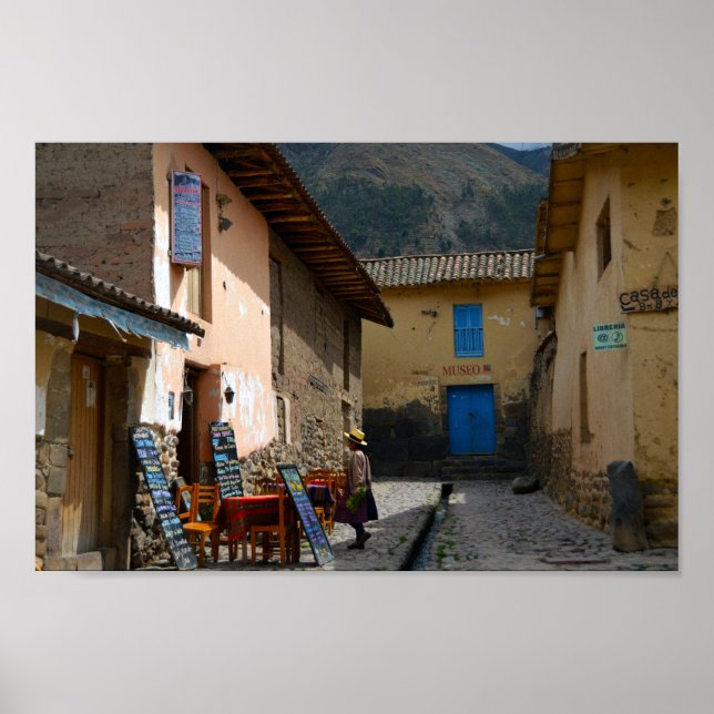 Ollantaytambo, Peru, Museum Street Poster (Front)