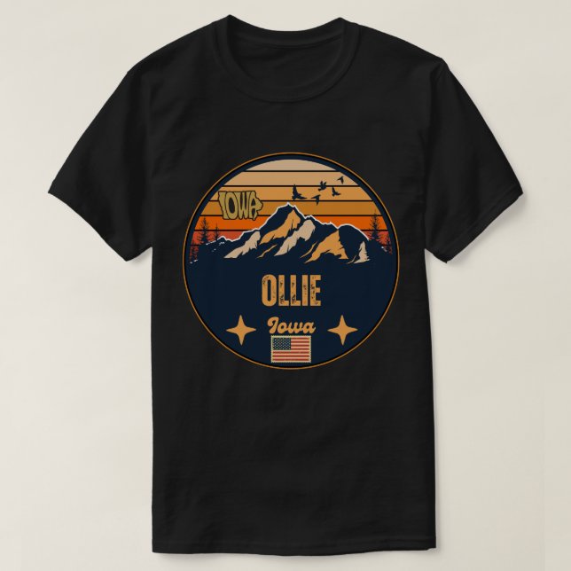 Ollie, Iowa T-Shirt (Design Front)