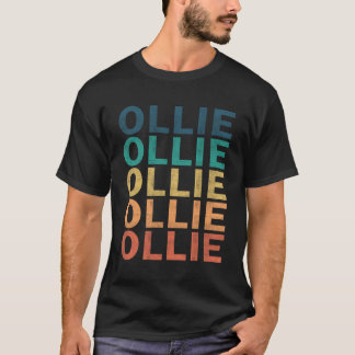 Ollie Name T Shirt - Ollie Vintage Retro Name Gift