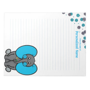 Ollie-Phant Dots Lined Notepad