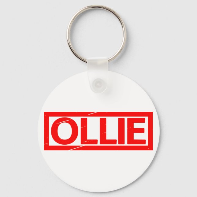 Ollie Stamp Keychain (Front)