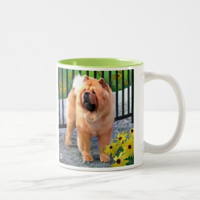 OLLIE standing heartdog MUG (Right)