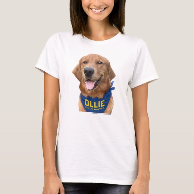 Ollie the Lucky Dog Women's Photo T-Shirt (Front)