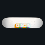OlliOlli Skateboard<br><div class="desc">THE real skateboard never used by Gillespie in hit indie game OlliOlli. Buy it now and be one of only a couple of million people to own this exquisite piece of marketing tat. Roll7 accepts no liability for the genuine eventuality that you will smash your face in on this skateboard......</div>