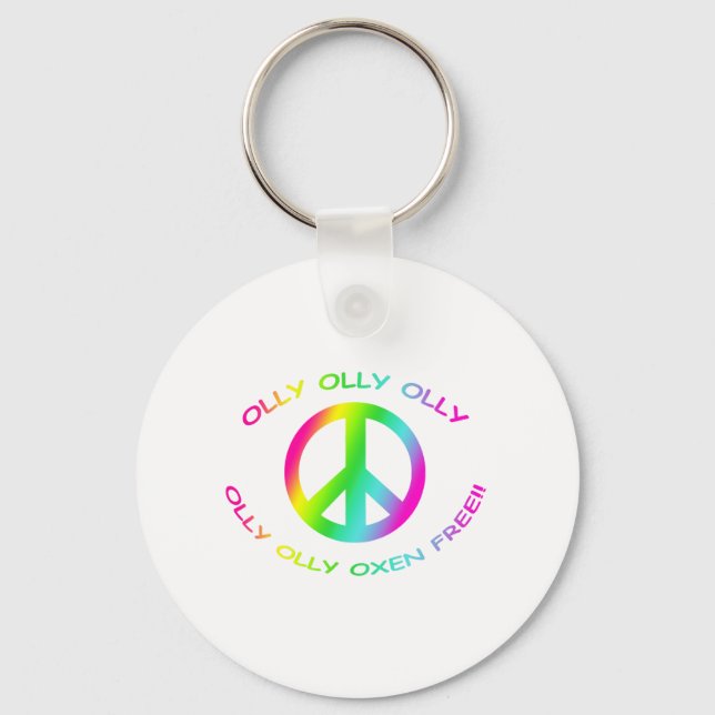 Olly Olly Oxen Free Keychain (Front)