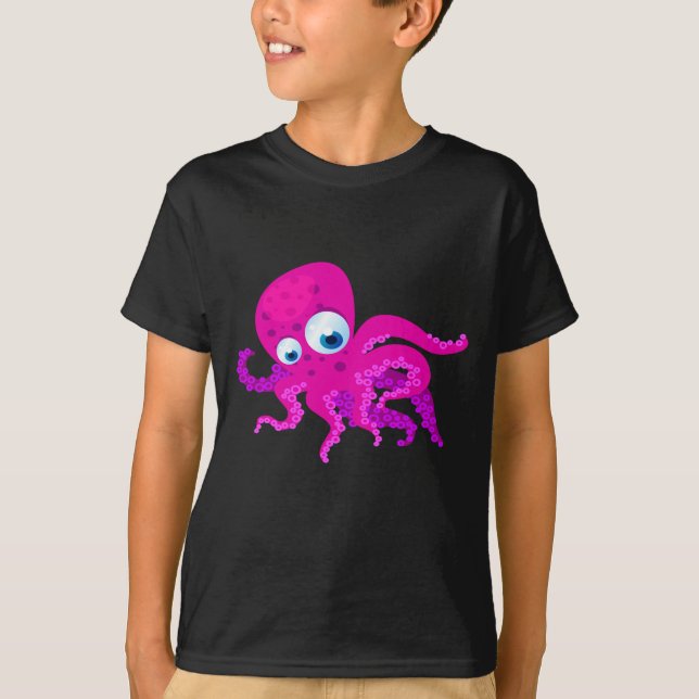 Olly The Octopus T-Shirt (Front)