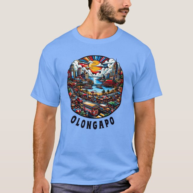 Olongapo City Philippines City Skyline friends T-Shirt (Front)