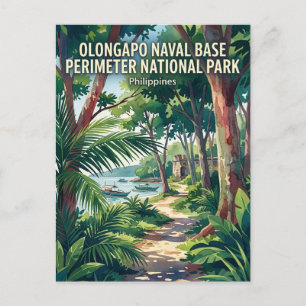 Olongapo Naval Base Perimeter National Park Postcard