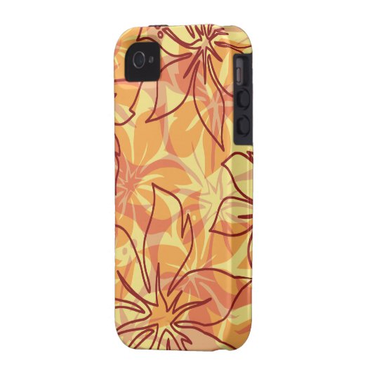 Olowalu Hawaiian Vibe iPhone 4 Case (Back Left)