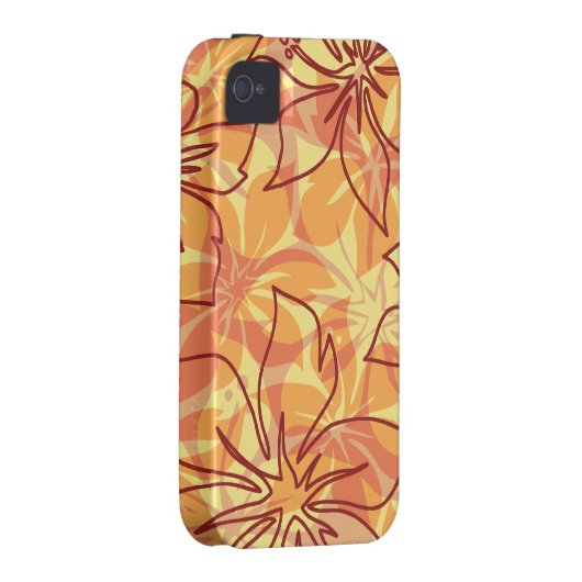 Olowalu Hawaiian Vibe iPhone 4 Case (Back/Right)
