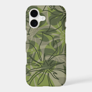 Olowalu Hibiscus Hawaiian Camo iPhone 17 Case