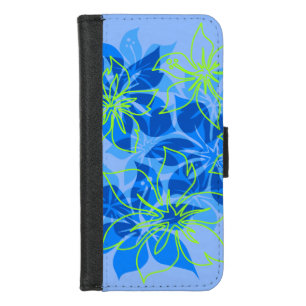 Olowalu Hibiscus Hawaiian Camo iPhone 8/7 Wallet Case