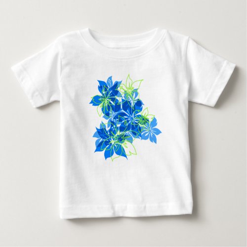 Olowalu Hibiscus Hawaiian Camo Tropical Baby T_Shirt