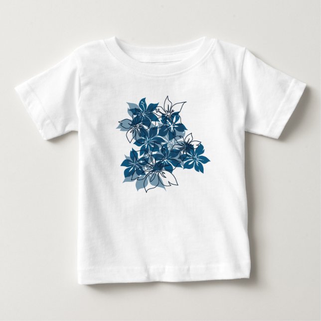 Olowalu Hibiscus Hawaiian Camo Tropical Baby T-Shirt (Front)