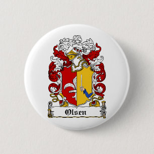 Olsen Family Crest Button