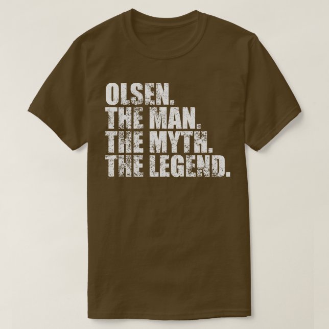 OlsenOlsen Family name Olsen last Name Olsen Surna T-Shirt (Design Front)