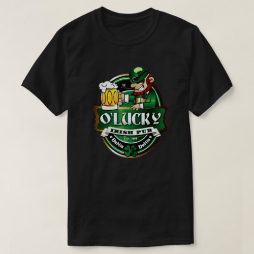 OLucky Irish Pub SPD T_Shirt