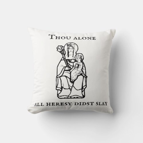 olw heresy throw pillow