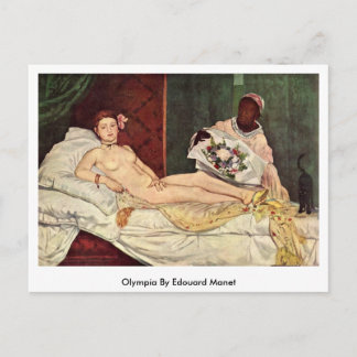 Olympia By Edouard Manet Postcard