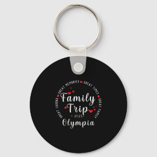 Olympia City Vacation Family Matching Men Women An Keychain