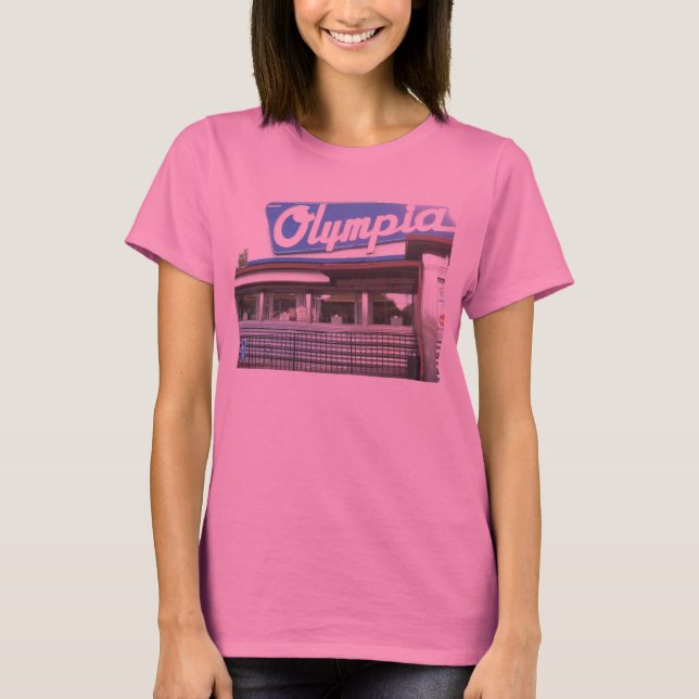 Olympia Diner Women's Teeshirt T-Shirt (Front)
