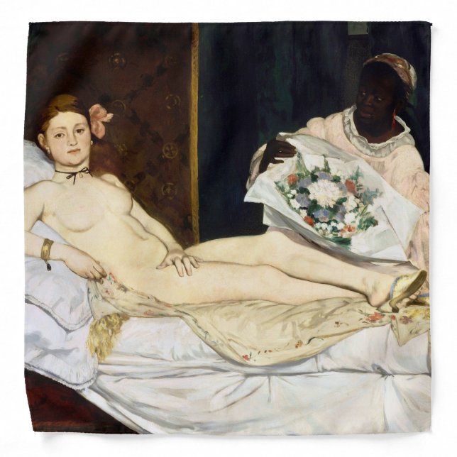 Olympia, Edouard Manet, 1863 Bandana (Front)