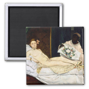 Olympia, Edouard Manet, 1863 Magnet