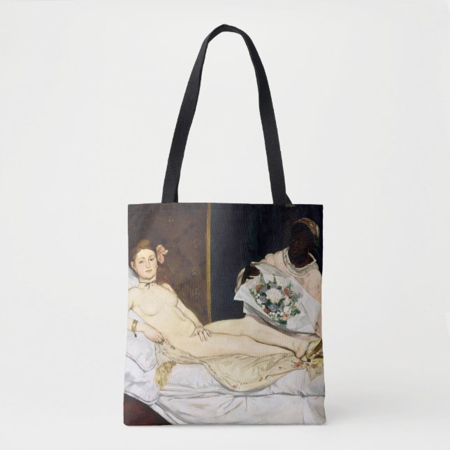 Olympia, Edouard Manet, 1863 Tote Bag (Front)