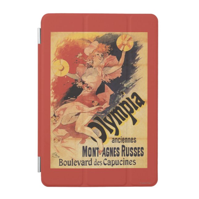 Olympia Nightclub Girl Crashing Cymbals iPad Mini Cover (Front)
