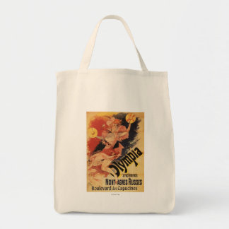 Olympia Nightclub Girl Crashing Cymbals Tote Bag