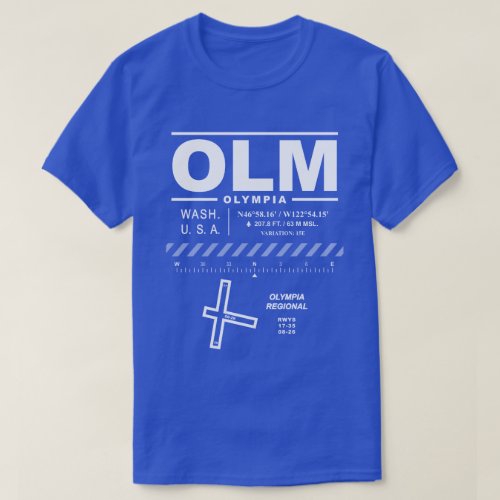Olympia Regional Airport OLM T_Shirt